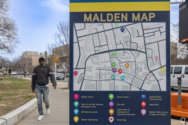 Downtown Malden is easily accessible from North Faulkner and offers tons of shopping and dining options.