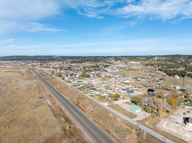 Newcastle sits along rural lands.