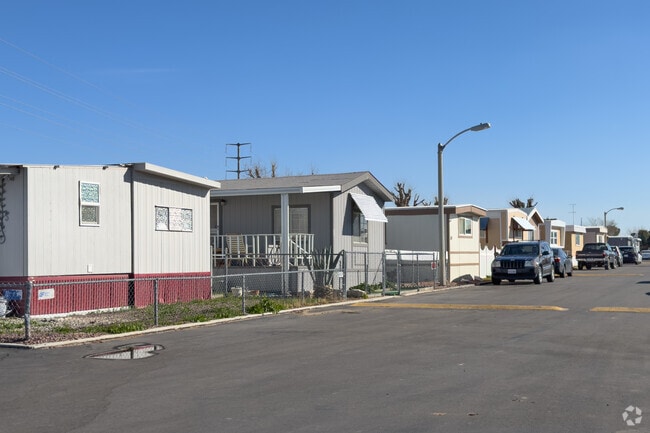 Mobile homes in the Adelanto Neighborhood.