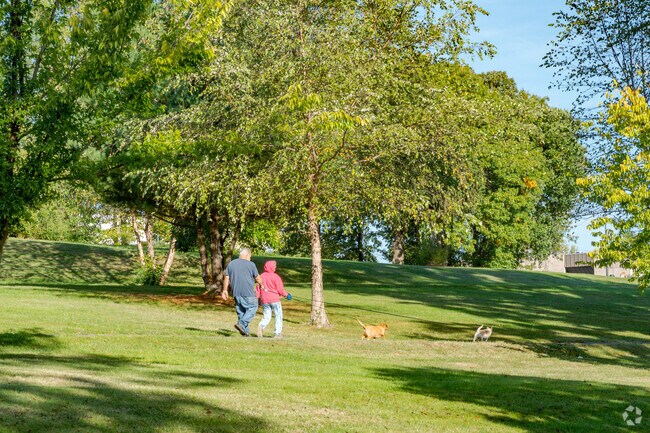 Vinita Park residents can safely walk their pets on the residential sidewalks or parks.