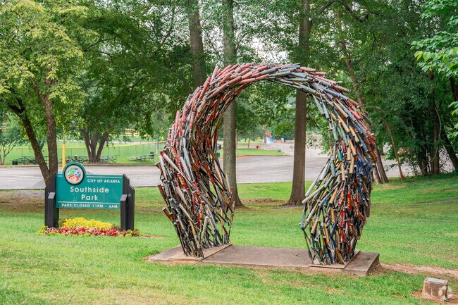 Southside Park in Southeast Atlanta is 211-acres, one of the largest in the City of Atlanta.