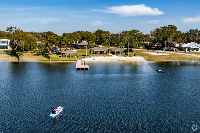 Residents love to socialize at the private Bear Lake Club