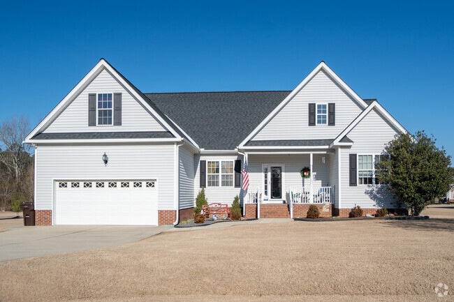 New Traditional and ranch-style homes fill subdivisions outside of downtown Dunn.
