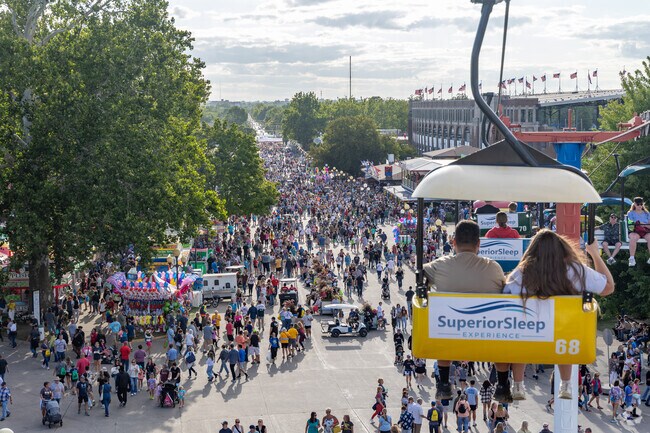 Laurel Hill residents enjoy front-row access to the Iowa State Fair, a beloved annual tradition.