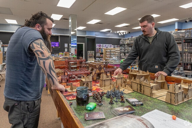 Far Harbor Gaming is located in the Rogers Plaza in Clyde Park.