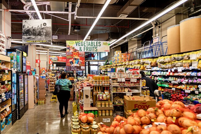 Pioneer Supermarket is a chain with lots of fresh goods for a more farmers' market authenticity.