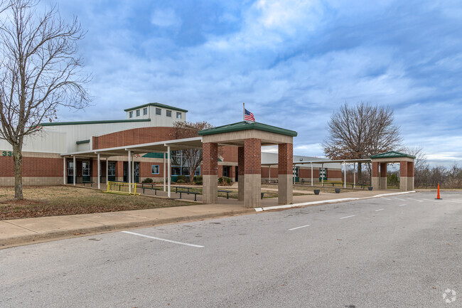 Helen Tyson Middle School is located on Don Tyson Parkway west of I-49 in Springdale.