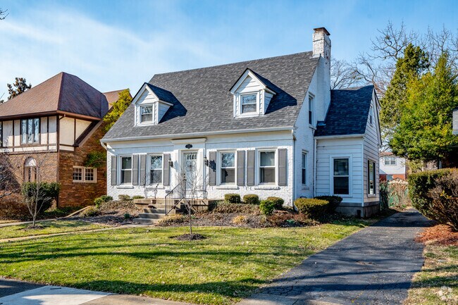 This cape cod stye home is one of several of this type in Strathmoor Village.