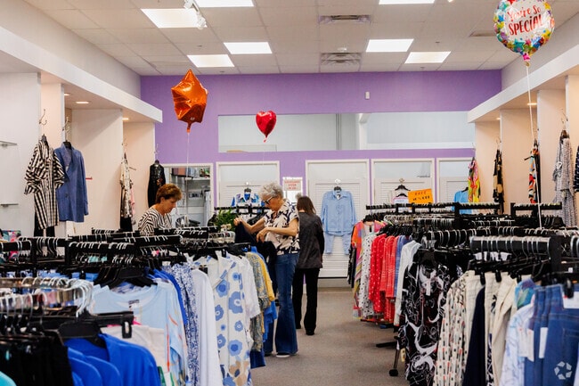 Residents near Valencia Pointe shop for stylish wear at Backstreet Fashions.