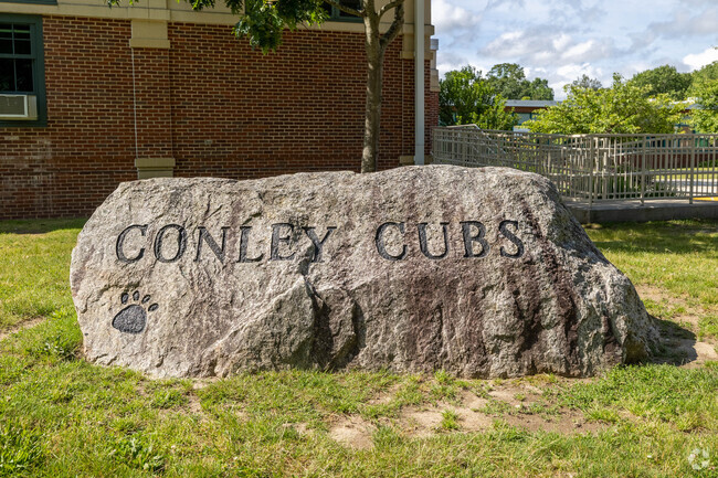 School spirit is everywhere at Louis A. Conlet School in Whitman.