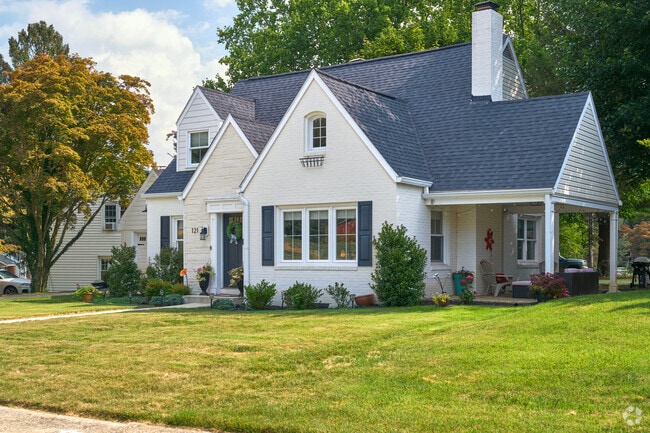 A charming cottage sits on a corner lot in Hagerstown's North End neighborhood.
