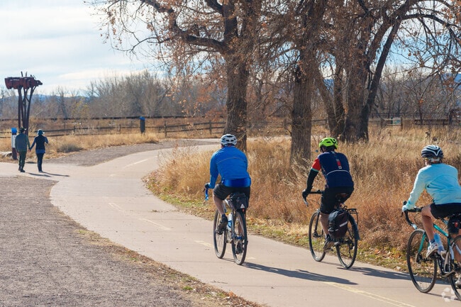 South Platte Park is a favorite with local cyclists.
