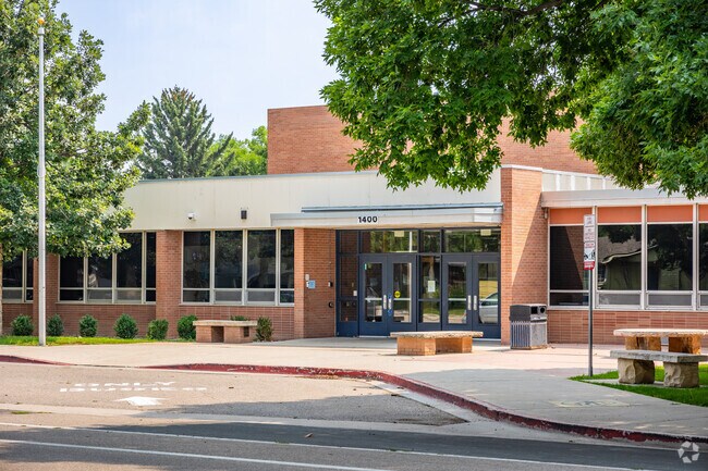 Lesher Middle School keeps a low street profile.