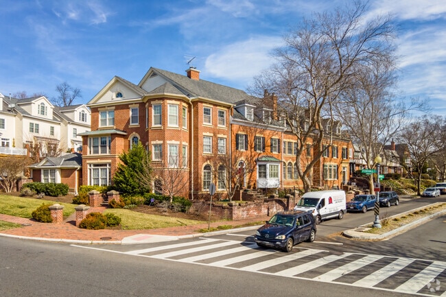 Renovated historic homes add timeless appeal to the Foxhall neighborhood.