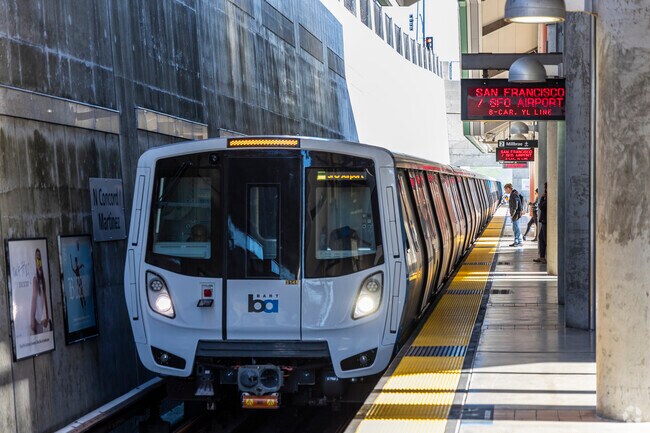 Sun Terrace commuters regularly take BART to get to work.