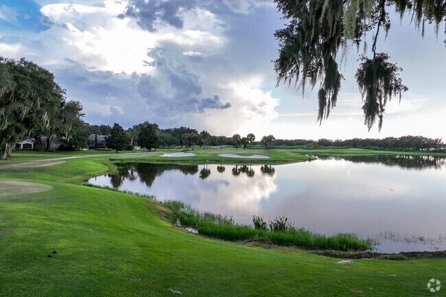 Village of Virginia Trace residents enjoy the beautiful views at Pelican and Heron Golf Courses.