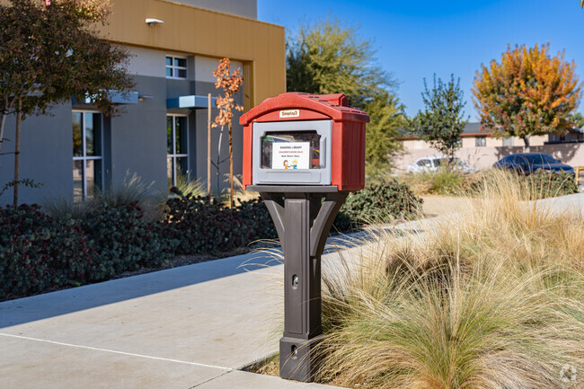 Children in West Delano can borrow a new book to read from this Little Free Library.