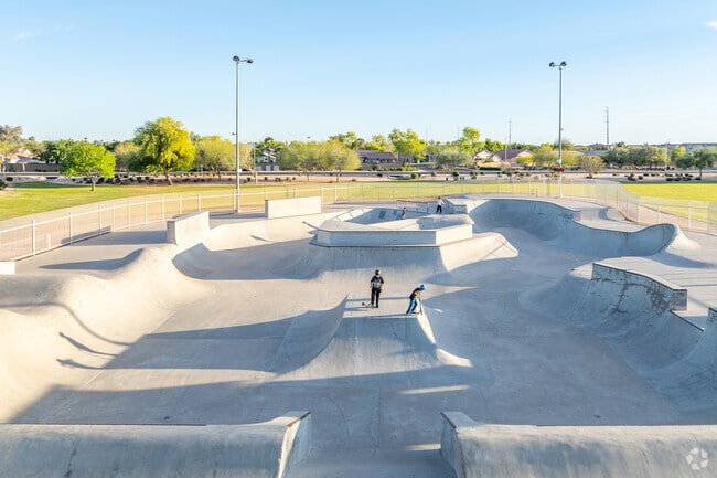 Appreciate the beauty of North Chandler's landscape at scenic Espee Park.