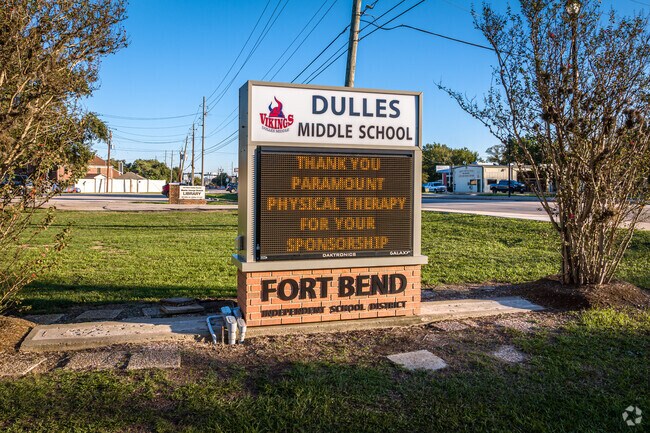 Dulles Middle School in Houston provides students with opportunities for personal growth.