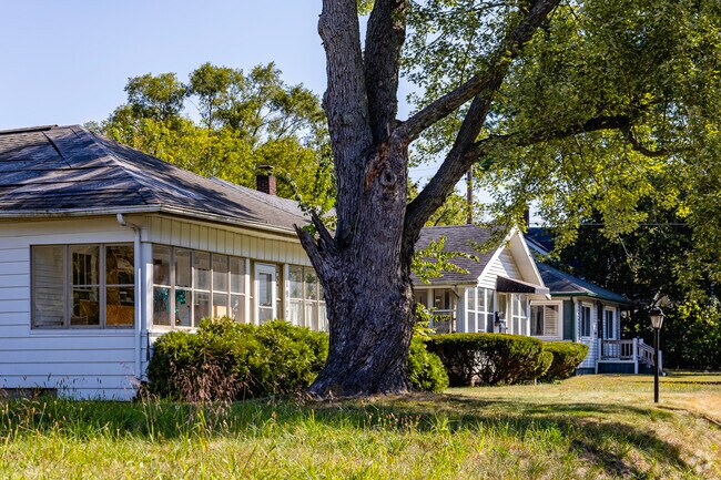 Some of LaSalle's ranch homes feature enclosed front porches.