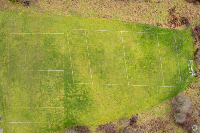 Soccer fields for practice at Weyerhaeuser Elementary School.