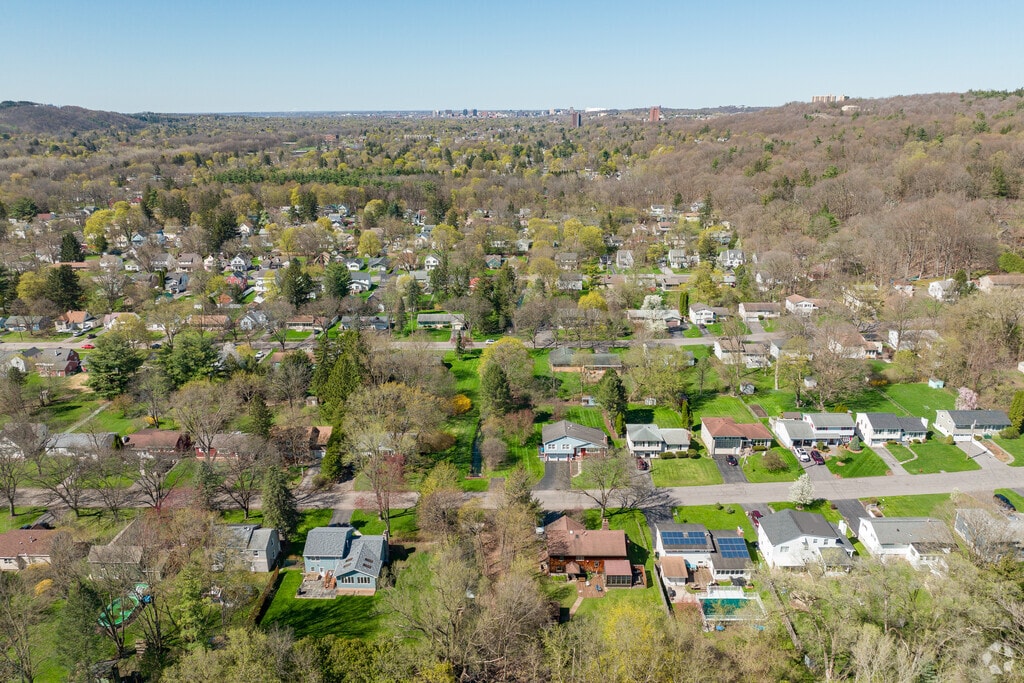 Most residents of Nedrow own their homes and many families live there.