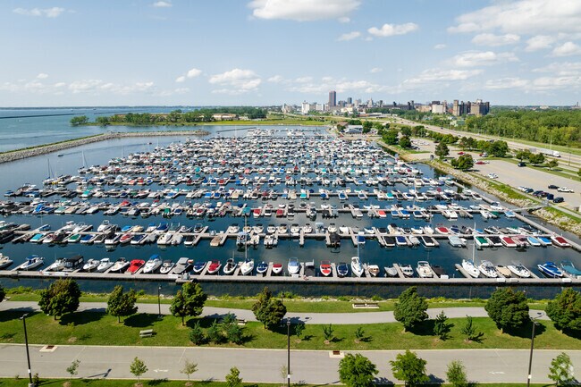 Buffalo Harbor State Park right next to First Ward has a beach, marina and a modern playground.