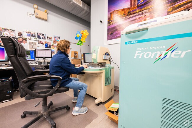 Kerry, owner of Kerry's Warwick Photo, oversees quality control of all things analogue in Hoxie.