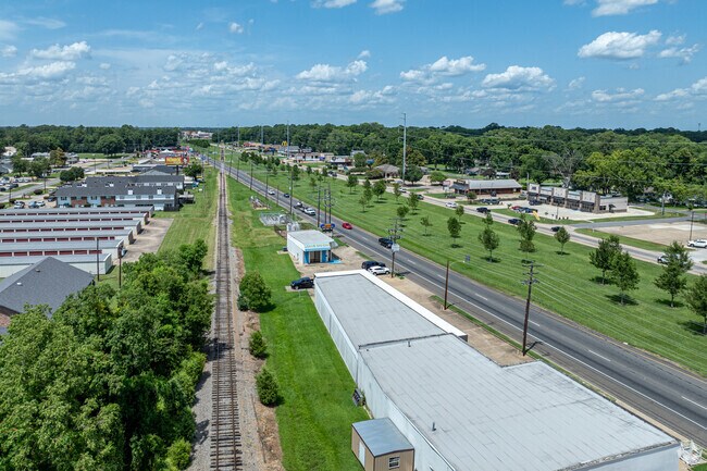 Active train tracks cross many of Midtown's major roads often causing traffic.
