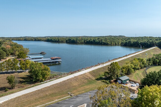 Lake Fayetteville is a hub for outdoor activity in the Shady Grove neighborhood.