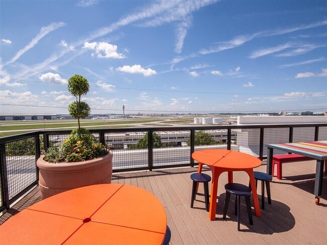 Roof Top Observation Deck with Lounge Area.