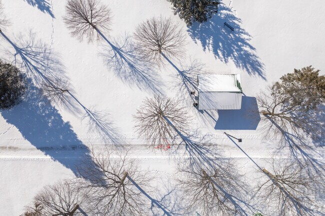 The shade trees and pavilion at Westwyne Park are great for summer gatherings.