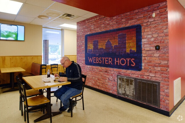 Webster Hots has its own version of the Rochester area's famous garbage plate.