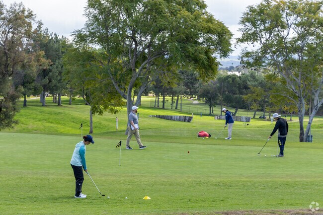 Residents of Rubidoux enjoy putting at Jurupa Hills Country Club.