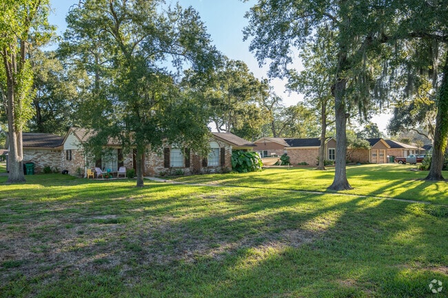 Shaded yards with mature oaks are common in Liverpool.