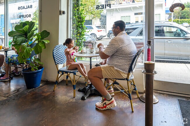 Uptown’s La Boulangerie is a popular spot for baked treats and fresh coffee.
