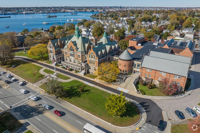 FHS, gifted to the city of Fairhaven in 1906, features impressive architectural details.