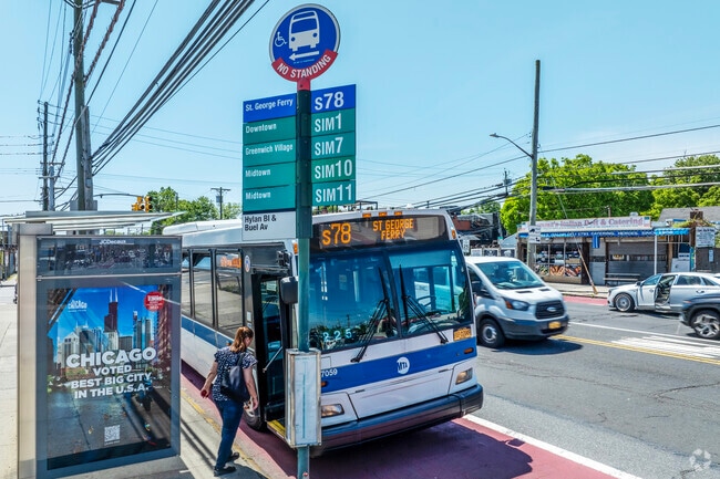 The express bus route traverses Brooklyn and reaches Lower Manhattan in about 30 minutes.