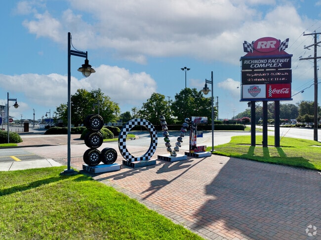 Richmond Raceway Complex takes up the majority of East Highland Park.