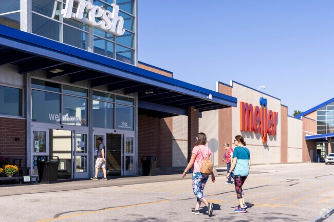Seven Hills have various grocery shopping options nearby, including Meijer.