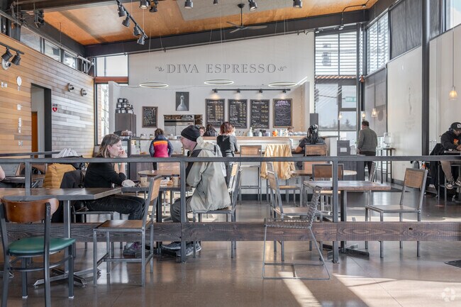 Meet a friend for coffee at Diva Espresso in Downtown Kenmore.
