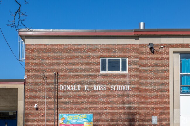 Donald Ross Elementary School in Braintree proudly boasts its name on the side of the school.
