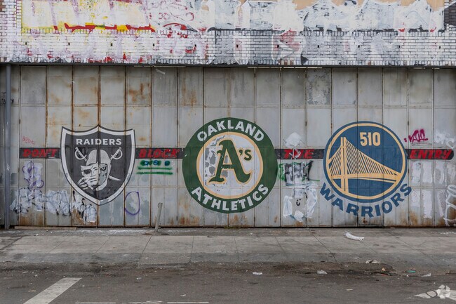 Melrose neighborhood has a long history of sports teams, being next to the Oakland Coliseum.