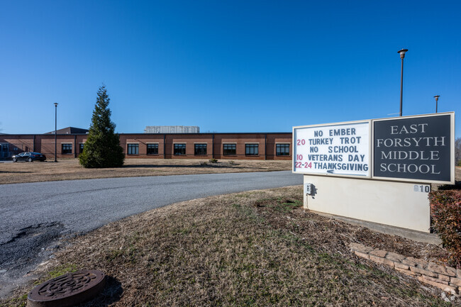 East Forsyth Middle School has an overall grade of C from Niche.