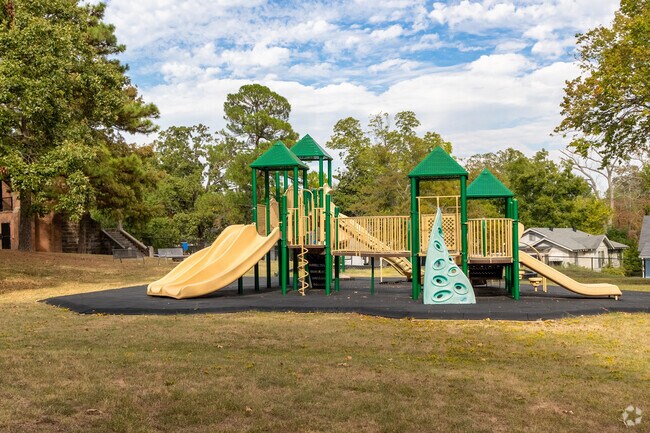 Kids flock to the playground at Centennial Park after school.