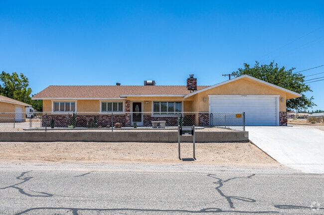 In Barstow, you'll find traditional single-family ranch homes surrounded by serene desert.