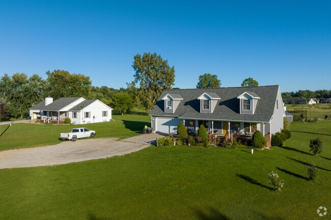 Cape Cod style bungalows are nestled along the winding roads of Clio.