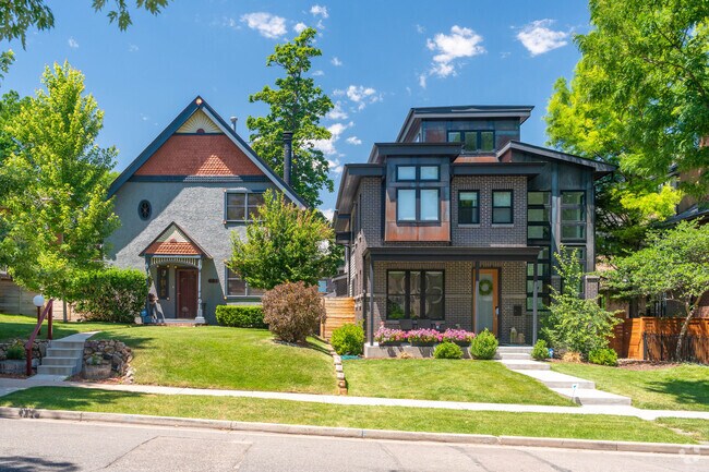 In Washington Park, elegant classic and modern style homes rub shoulders.