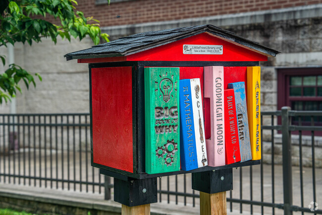Little Free Library at John Hill School.