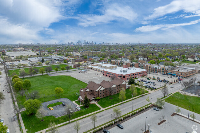 Ralph H Metcalfe School is nestled within the Metcalfe Park neighborhood.